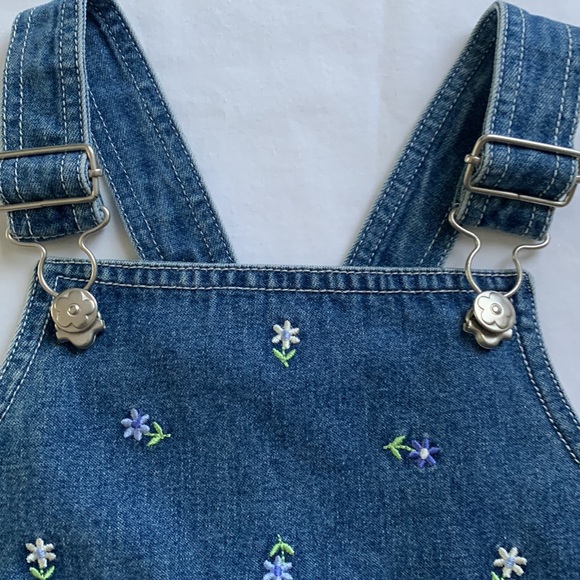 GREEN DOG Little Girls size 4T overall demin jumper. - Picture 4 of 6